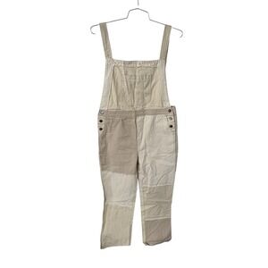 NWT Easel Khaki Color Block Tan Patch‎ 36x30 EB41226 100% Cotton Womens Large